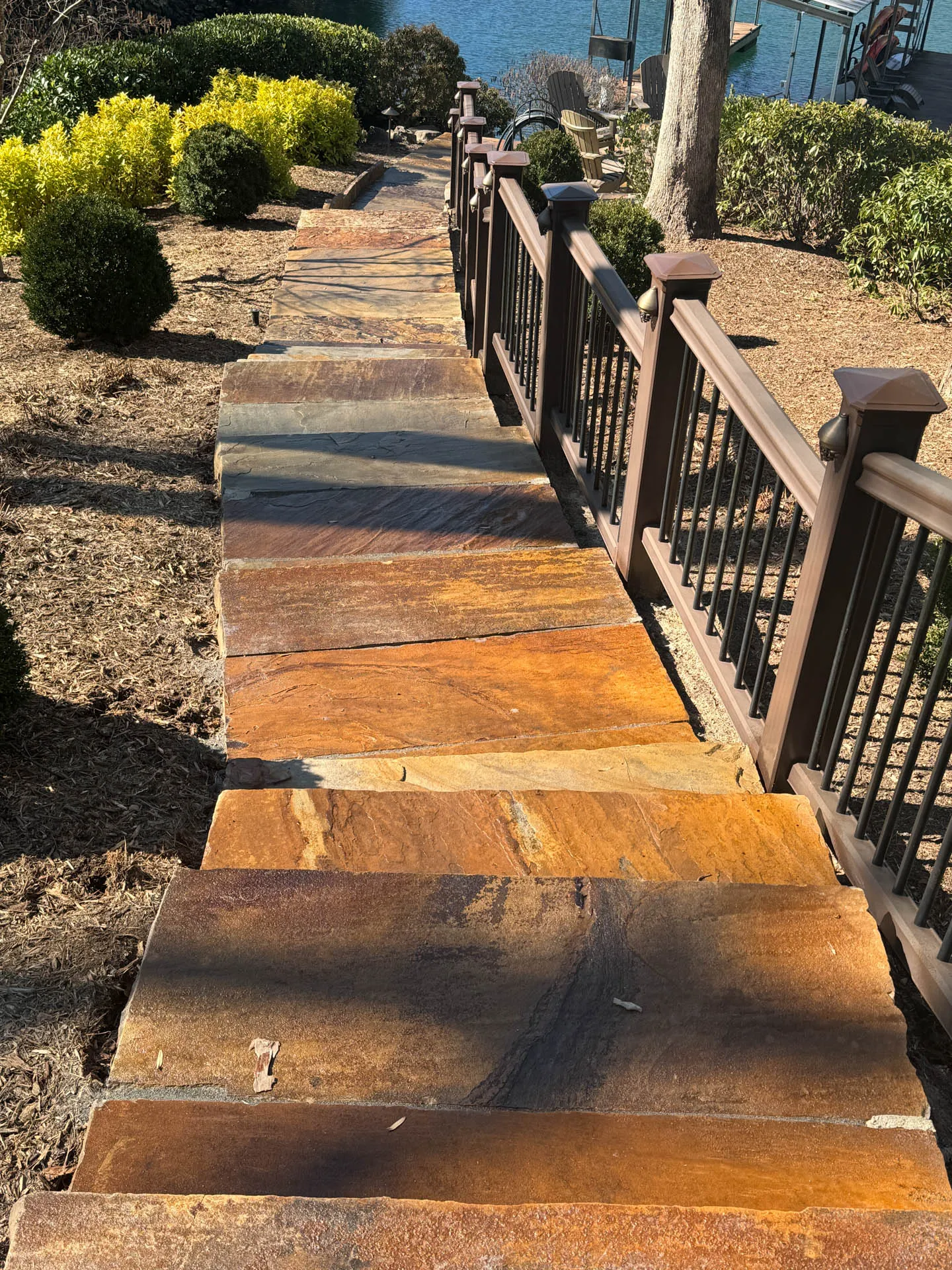 Tiered Stone Steps